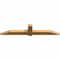 Ekena Millwork Eugene Rough Sawn Timber Gable Bracket, Western Red Cedar, 84"W x 17"H x 4"D x 6"F, 5/12 Pitch GBW084X17X0406EUG00RWR - alternate 4